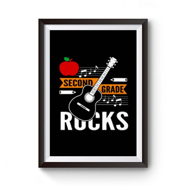 2nd Grade Rocks Premium Matte Poster