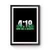 4 19 Give Me A Minute 420 Pot Head Stoner Smoker Kush Weed Premium Matte Poster