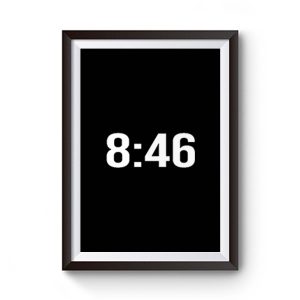 8 46 Black Premium Matte Poster