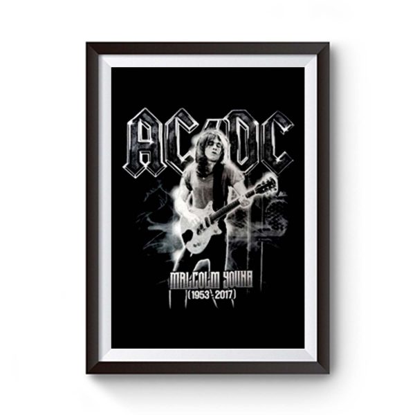 ACDC Malcolm Young Premium Matte Poster