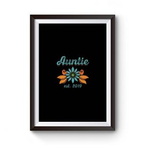 Auntie Est. 2019 Premium Matte Poster