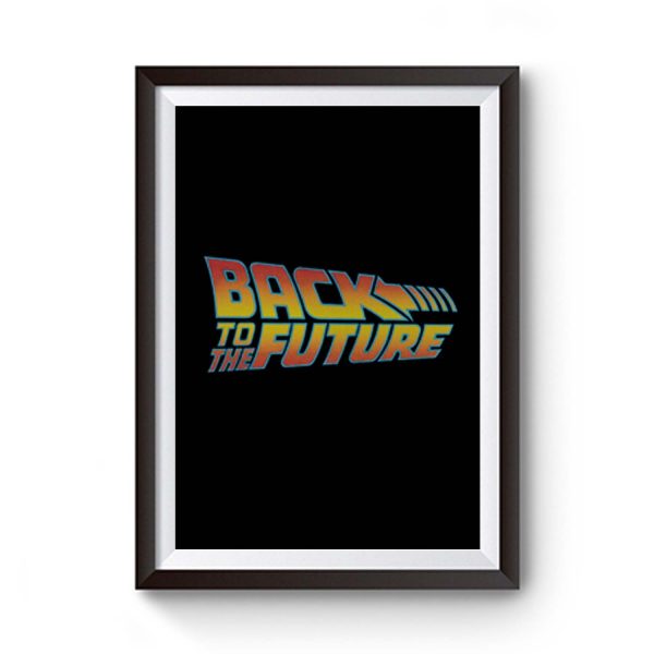 Back To The Future Logo Premium Matte Poster