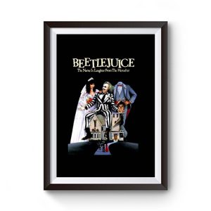 Beetlejuice American horror comedy Premium Matte Poster