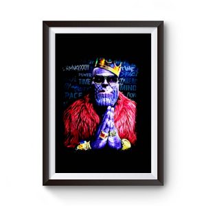 Benthonas Funny Thanos Spoof Marvel Universe Supervillai Premium Matte Poster