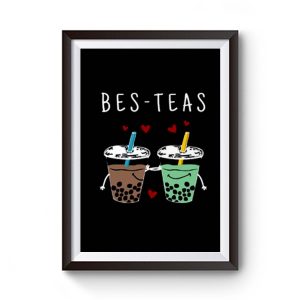 Bes Teas Best Friends Bubble Tea Premium Matte Poster