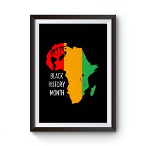 Black History Month Africa Origin Ancestral Power Ladies Premium Matte Poster