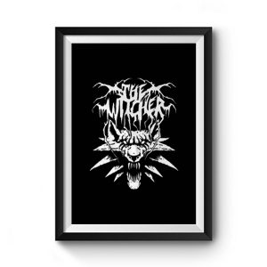 Black Metal Witcher Premium Matte Poster