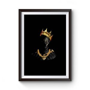 Black Panther Notorious Big King Mashup Premium Matte Poster