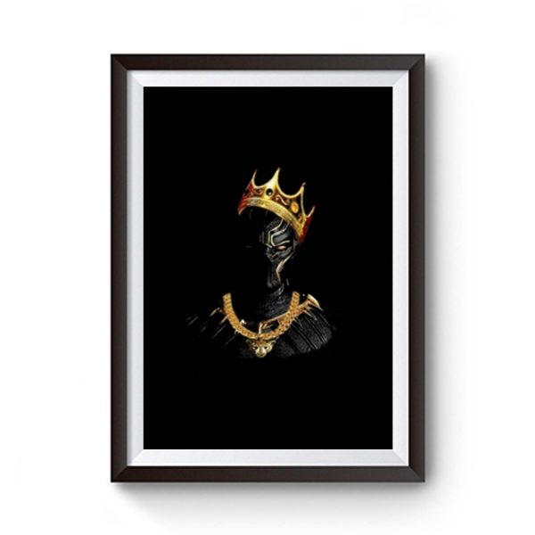 Black Panther Notorious Big King Mashup Premium Matte Poster