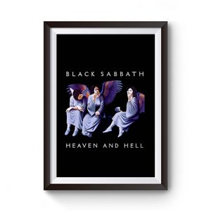 Black Sabbath Heaven And Hell Premium Matte Poster