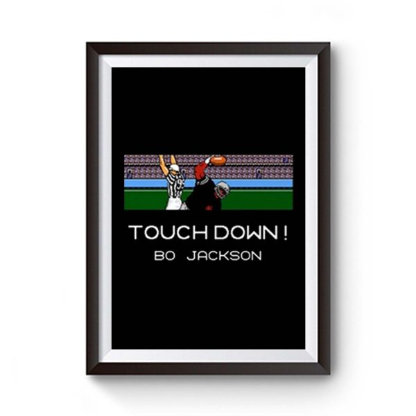 Bo Jackson Tecmo Bowl Oakland Raiders Premium Matte Poster