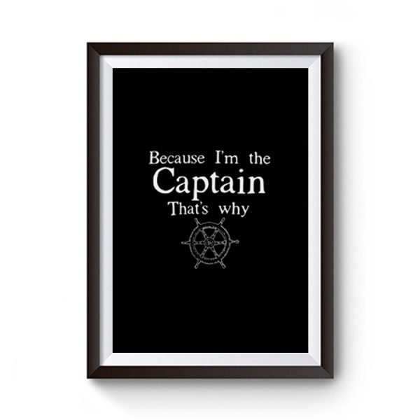 Boat Captain Premium Matte Poster