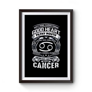 Cancer Good Heart Filthy Mount Premium Matte Poster
