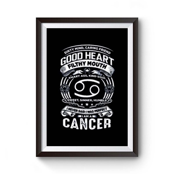 Cancer Good Heart Filthy Mount Premium Matte Poster