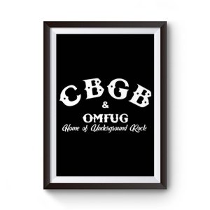 Cbgb Heim Von Punk Premium Matte Poster