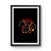 Charizard Dark Pokemon GO Dragon Premium Matte Poster
