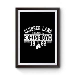 Clubber Lang Boxing Gym Retro Rocky 80s Workout Gym Premium Matte Poster