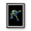 Dabbing Earth Premium Matte Poster