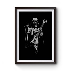 Darth Vader Guitar Parody Premium Matte Poster