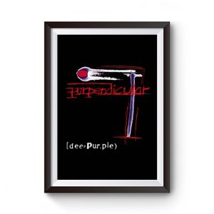 Deep Purple Purpendicular Premium Matte Poster