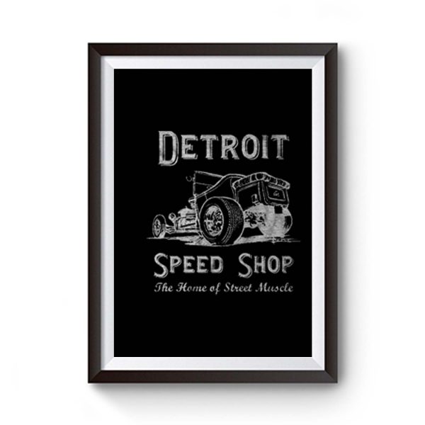 Detroit Speed Shop Tubber Premium Matte Poster