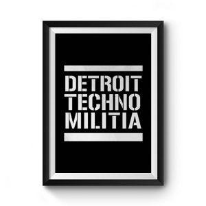 Detroit Techno Militia Premium Matte Poster