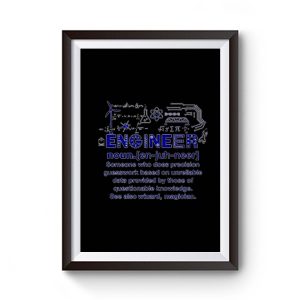 Engineer Premium Matte Poster