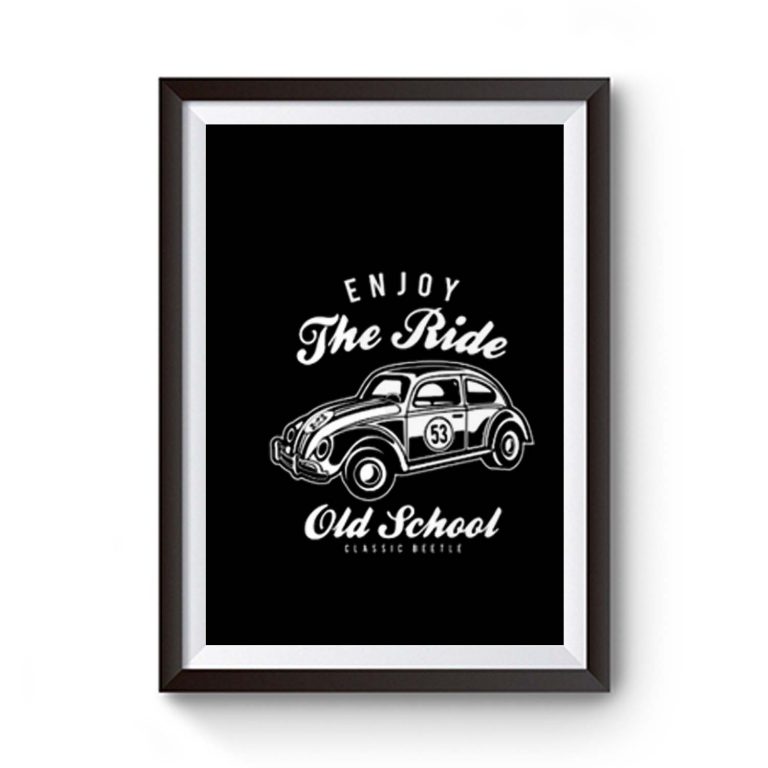 enjoy-the-ride-beetle-old-school-car-premium-matte-poster