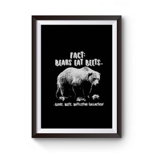 Fact Bears Eat Beets Premium Matte Poster