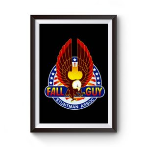 Fall Guy insignia Retro Stuntman Premium Matte Poster