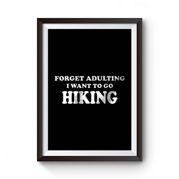 Funny Hiking Premium Matte Poster