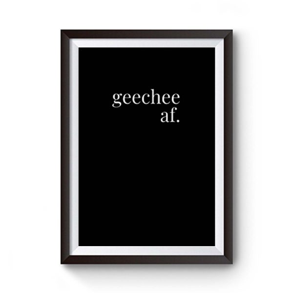 Gaf Geechee Af Premium Matte Poster