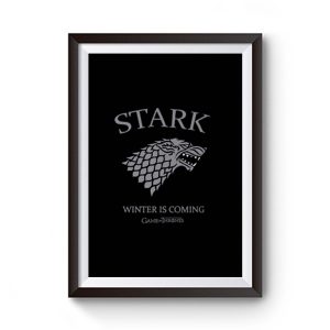 Game Of Thrones House Stark Winter Is Coming Premium Matte Poster