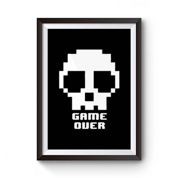 Game over Skul Premium Matte Poster