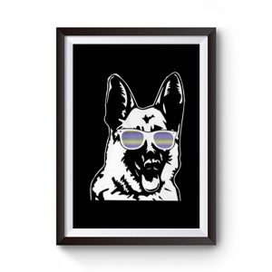 German shepherd Premium Matte Poster