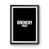 Givenchy Paris Premium Matte Poster