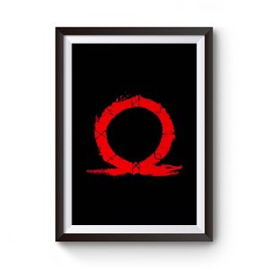 God of war omega and runes Premium Matte Poster