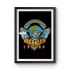 Heavy Cotton Van Halen 1984 World Tour Men Black Concert Premium Matte Poster