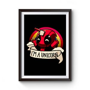 Im A Unicorn Funny Unicorn Lover Premium Matte Poster