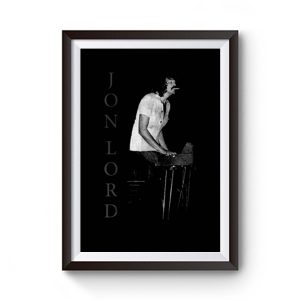 JON LORD LOGO RIP DEEP PURPLE WHITESNAKE HAMMOND HARD ROCK Premium Matte Poster