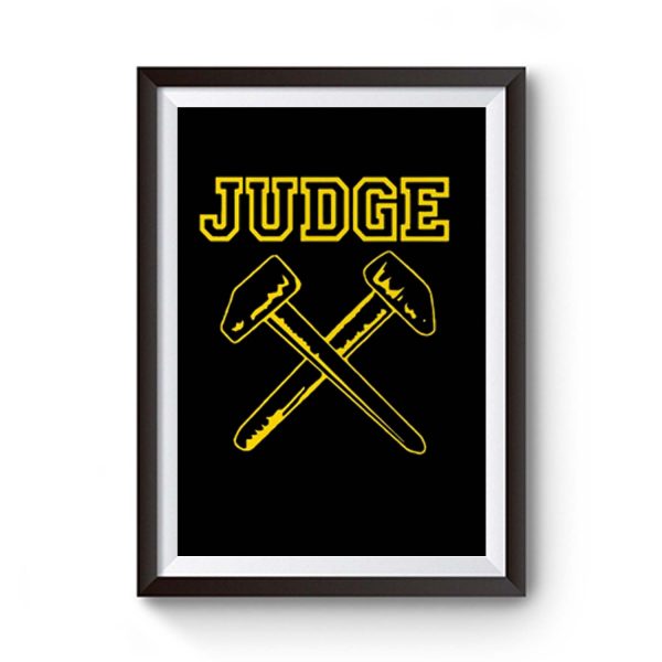 JUDGE HAMMERS BLACK HARDCORE NYC PUNK CROSSOVER THRASH Premium Matte Poster