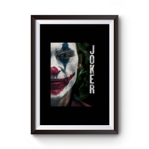 Joker Half Face Premium Matte Poster