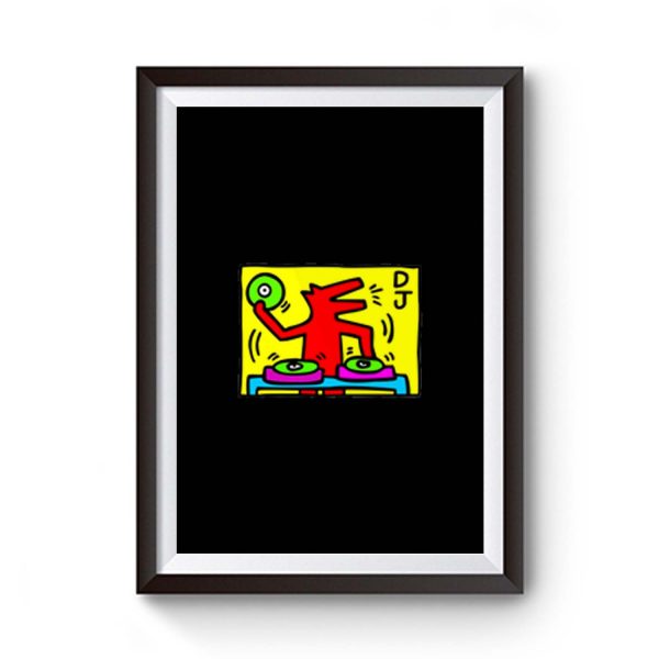 Keith Haring DJ Premium Matte Poster
