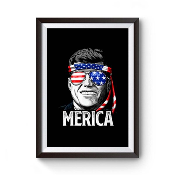 Kennedy Merica 4th of July Premium Matte Poster