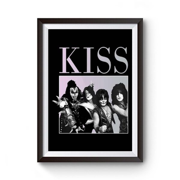Kiss Vintage 90s Retro Premium Matte Poster