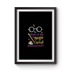 Knitter This Is My Magic Wand Knitterstuff Funny Premium Matte Poster