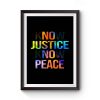 Know justice know peace Premium Matte Poster