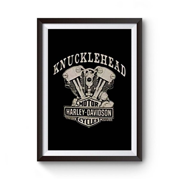 Knucklehead Engine Authentic Premium Matte Poster