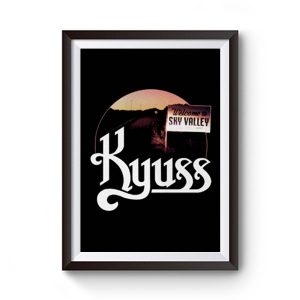 Kyuss Welcome to Sky Valley t Doom Stoner Metal Rock Band Tee Premium Matte Poster