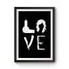 Love Hair Equipment Premium Matte Poster